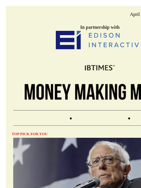 beehiiv newsletter: Bernie Sanders’ Wealth Tax Proposal—What It Could ...