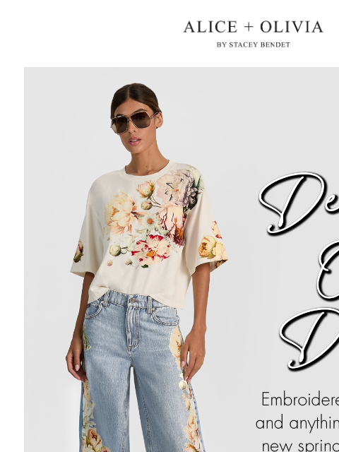 aliceandolivia newsletter: Maximalist Denim
