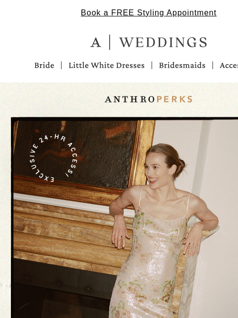 anthropologie newsletter: 24-hr first look: Something New