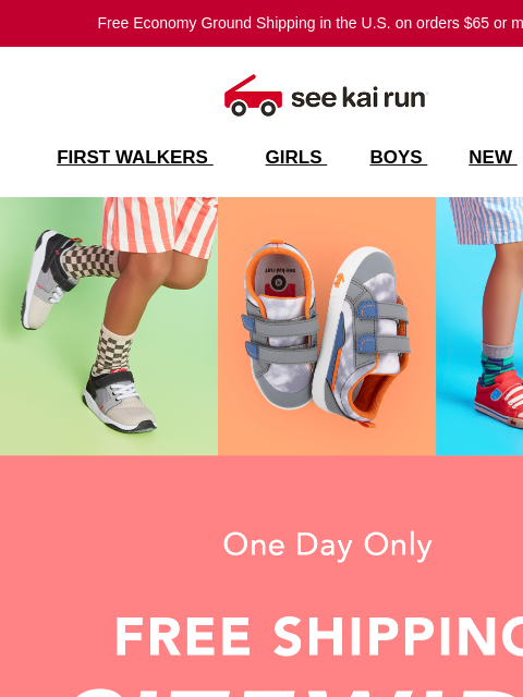 seekairun newsletter: Today Only, Free Shipping On Everything! 🚚