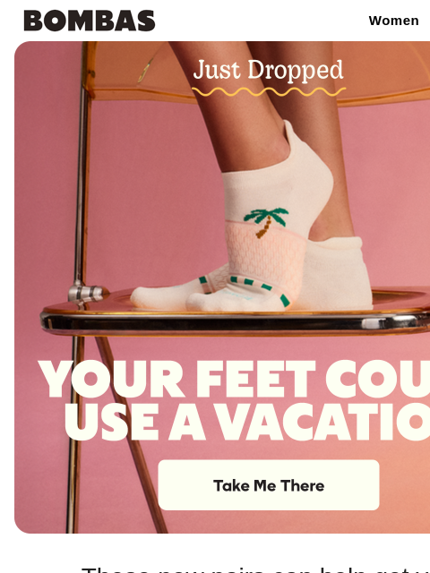 bombas newsletter: New Beachy Socks Just Landed