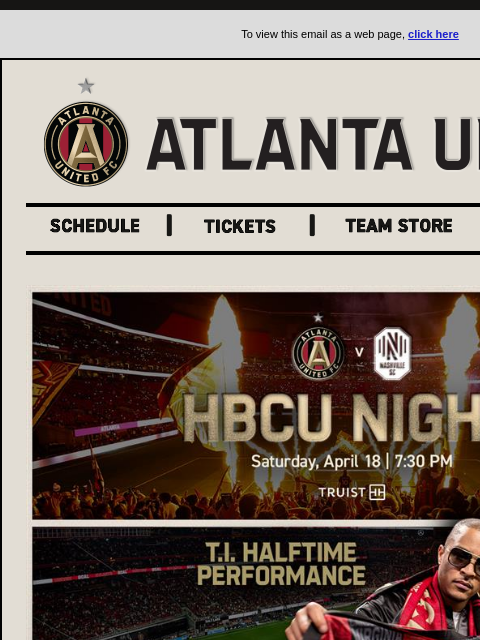 atlutd newsletter: T.I. Hits the Halftime Stage