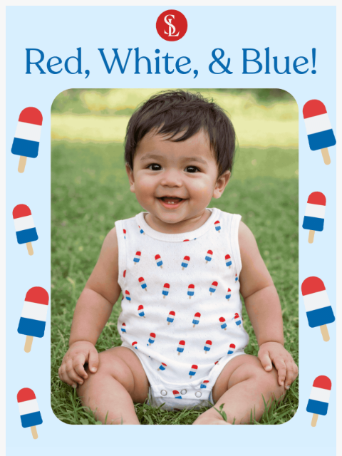 spearmintlove newsletter: Red, White, & NEW! ❤️💙