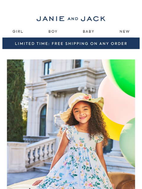 janieandjack newsletter: Our most loved dresses ship free