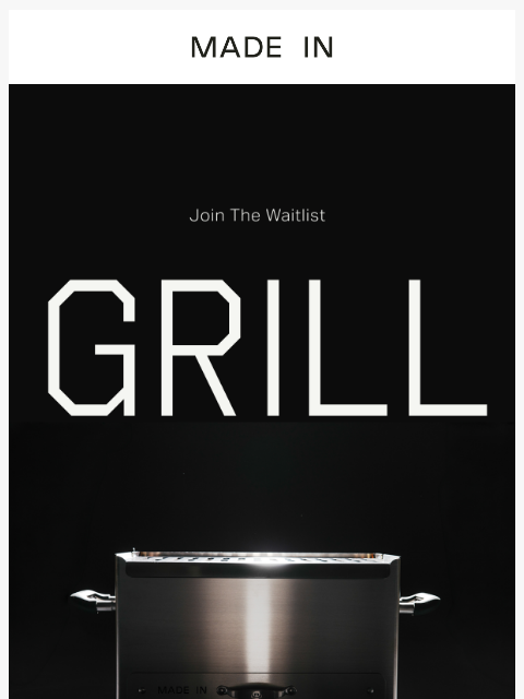 madeincookware newsletter: The Grill Is Coming Back on 4/15