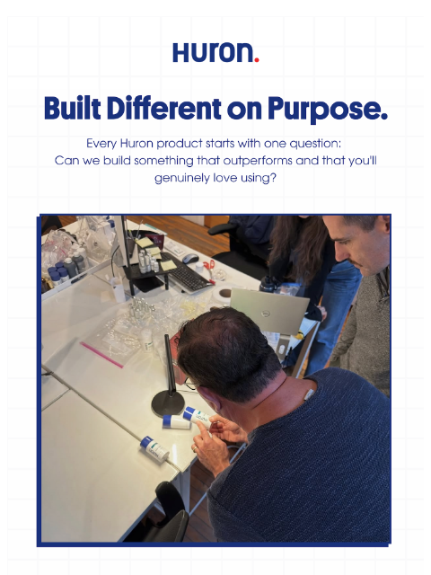 usehuron newsletter: What actually goes into our products?