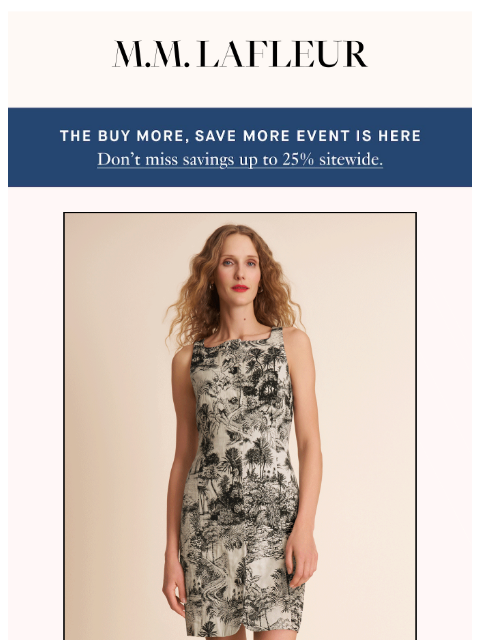 mmlafleur newsletter: Dresses to Jumpstart Your Week.