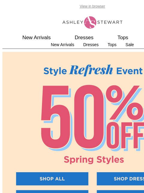 ashleystewart newsletter: For all the 🩷 FASHION 🩷 Mommas