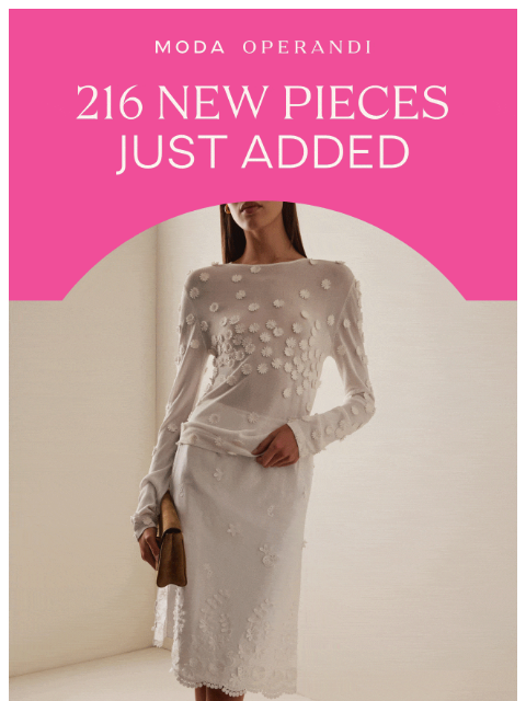 modaoperandi newsletter: 216 NEW PIECES INSIDE