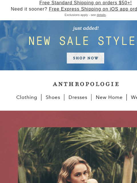 anthropologie newsletter: Dresses with a cult following