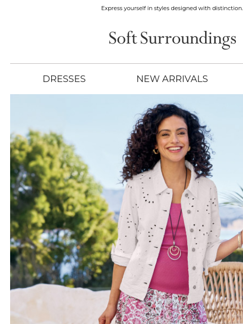 softsurroundings newsletter: Artful Allure: New Prints, Details & More