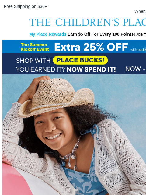 childrensplace newsletter: Discover Summer's Newest Poolside Picks ☀️