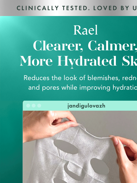 getrael newsletter: Results You Can See: Blemish Recovery Mask ✨