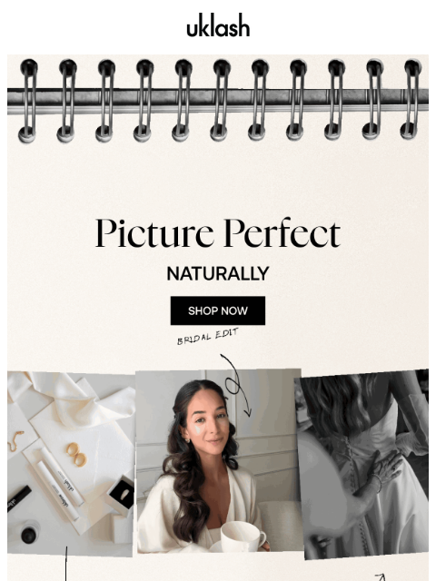 uklash newsletter: The big day glow up starts now 💫🤍