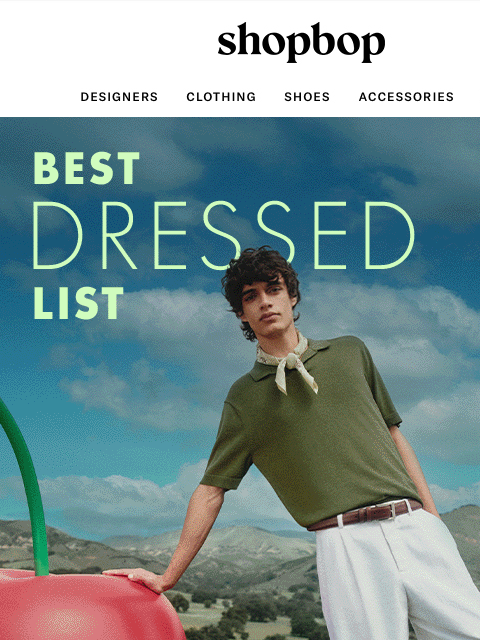 shopbop-mail newsletter: Upcoming events? Wear this