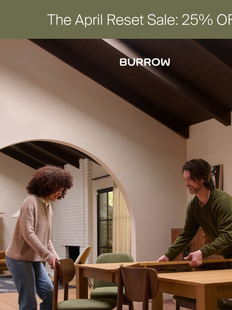 burrow newsletter: Set the table for spring