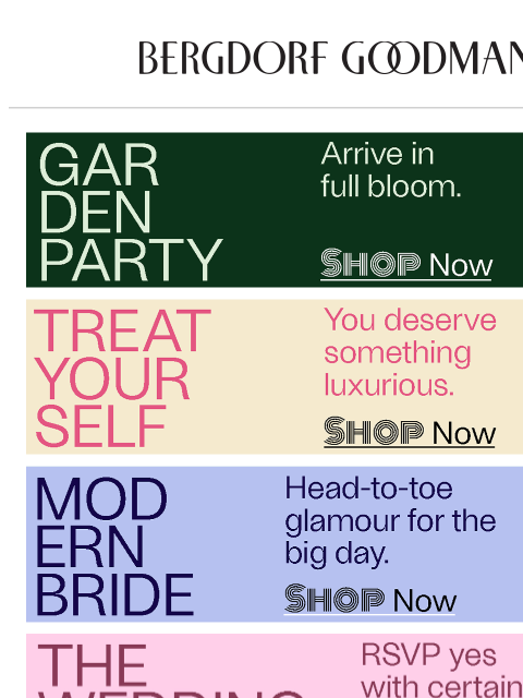 bergdorfgoodman newsletter: Spring Style Essentials