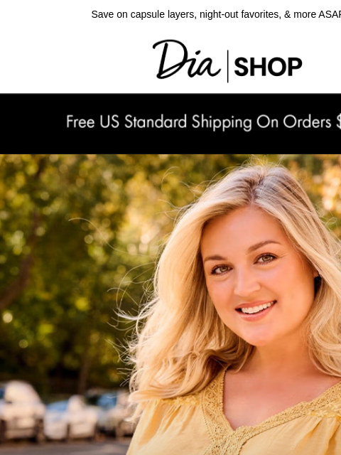 dia newsletter: Need-Now Tops from $14 (!!)​