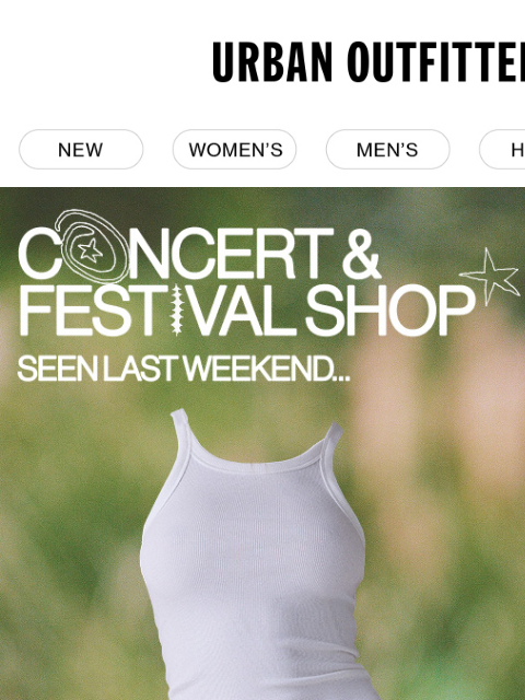 urbanoutfitters newsletter: Our festival weekend style recap 🎵🎡🌴☀️