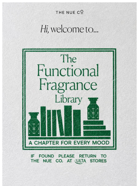 thenueco newsletter: Your comfort ritual, bottled