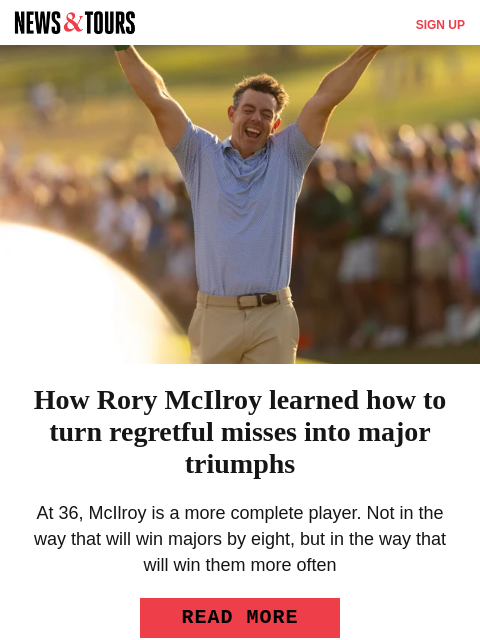 golfdigest newsletter: 10 things we learned at the Masters