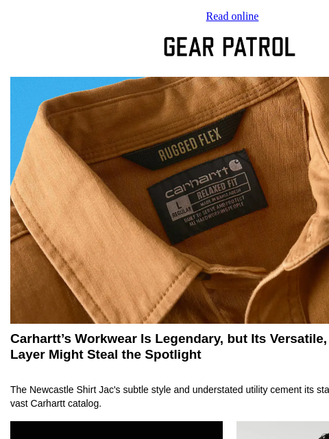 gearpatrol newsletter: Carhartt’s Latest Layer Looks Like an Instant Clas...