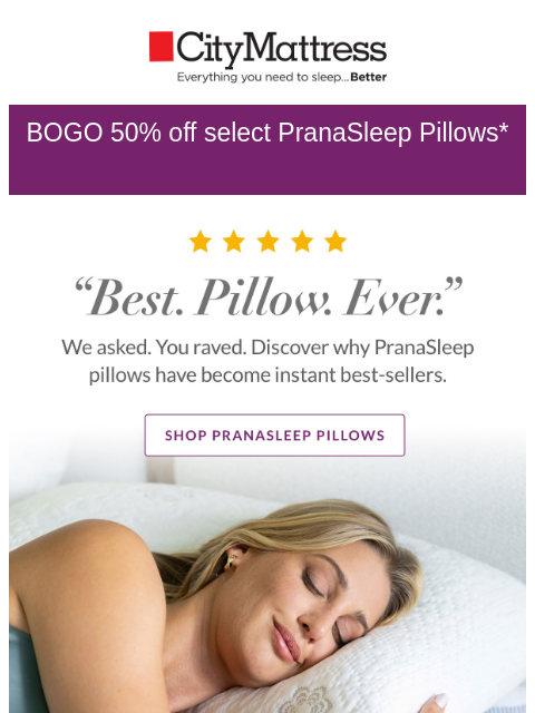 citymattress newsletter: A Little Pillow Talk