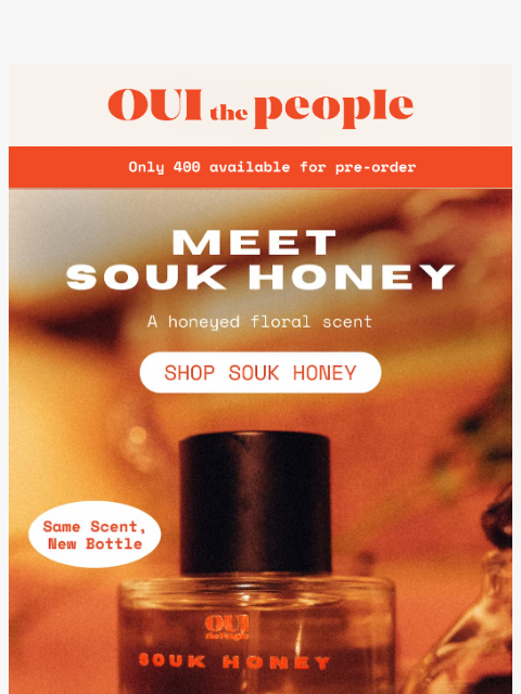 ouithepeople newsletter: The honey scent that changed everything