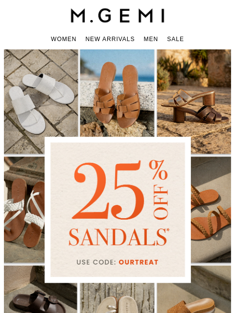 mgemi newsletter: Save Big On Sandals