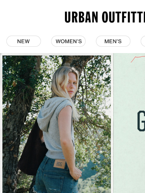 urbanoutfitters newsletter: Micro shorts are having a moment