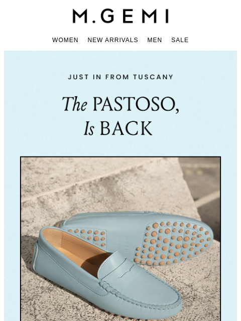 mgemi newsletter: Fresh Look: The Pastoso