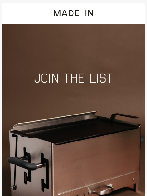 madeincookware newsletter: ⏰ Your Last Chance to Join the Waitlist