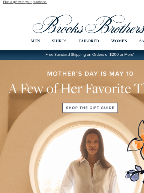 brooksbrothers newsletter: Gifts mom will love + last chance to monogram it