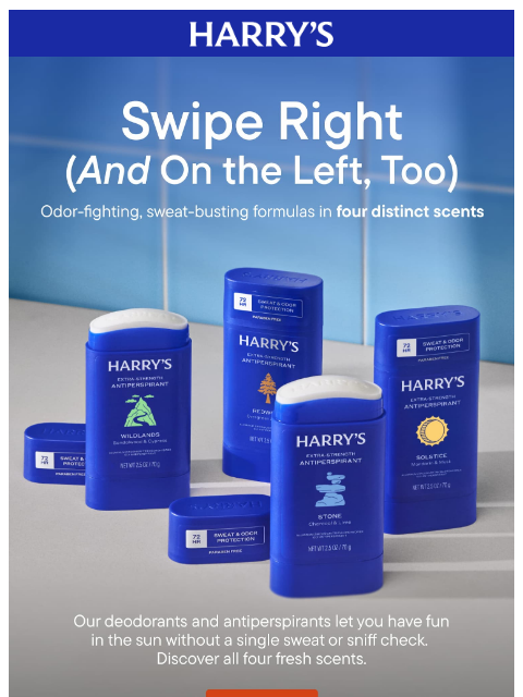 harrys newsletter: Your underarms’ fresh start to spring