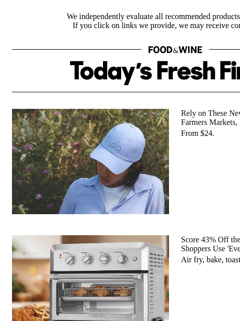 foodandwine newsletter: Score! This Versatile Cuisinart Air Fryer Is 43% O...