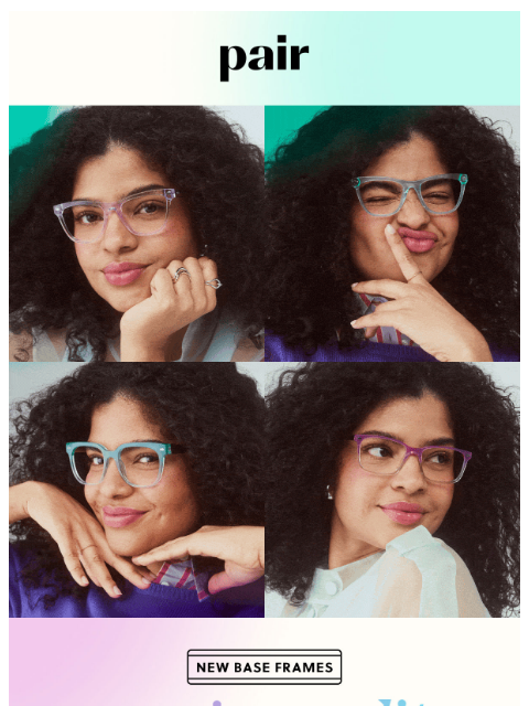 paireyewear newsletter: THE SPRING EDIT: ALL-NEW PAIRS💜🩵