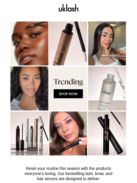 uklash newsletter: Bestsellers for a reason 🌷🌟