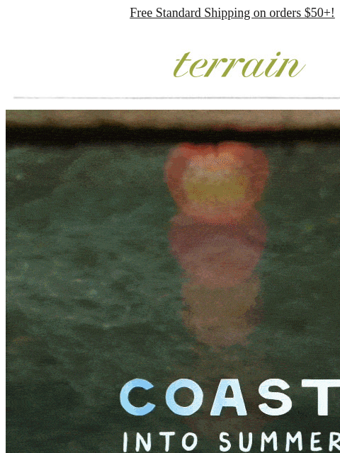shopterrain newsletter: Our SUMMER SHOP is open 🌊