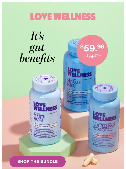 lovewellness newsletter: Your gut’s fave routine