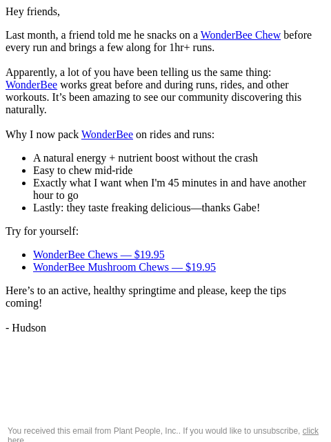 plantpeople newsletter: My new endurance hack 🚴
