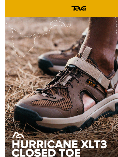 teva newsletter: Introducing the Hurricane XLT3 Closed Toe