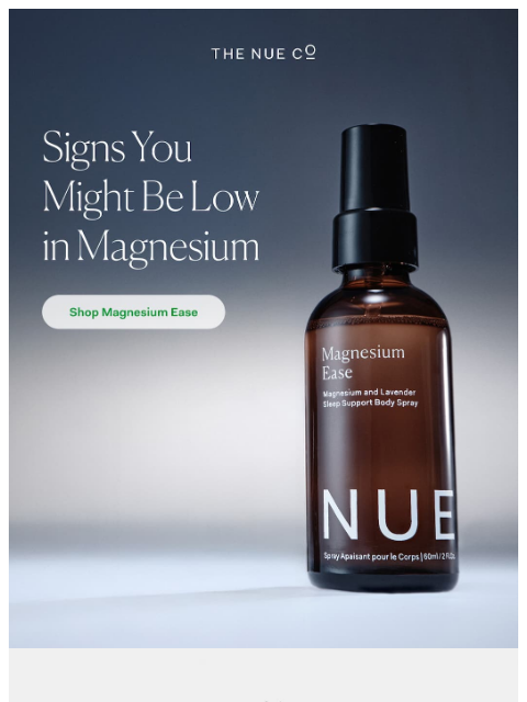 thenueco newsletter: Are you getting enough magnesium?