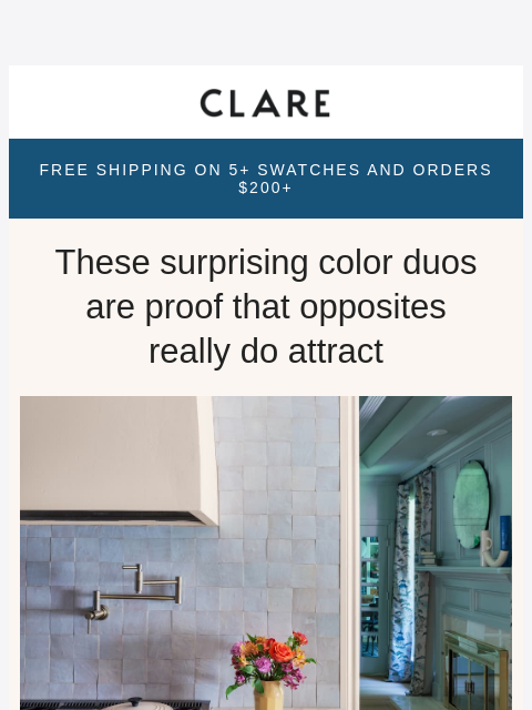 clare newsletter: Color combos you didn’t see coming (but will love ...