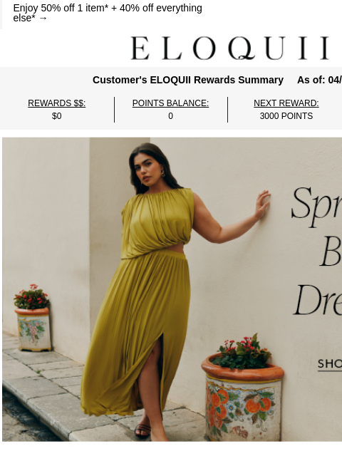 eloquii newsletter: Wear-now sundresses, for less 🫶