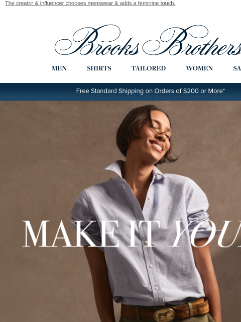 brooksbrothers newsletter: TyLynn Graham: How she makes Brooks Brothers hers