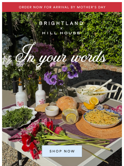 brightland newsletter: “Obsessed 😍”