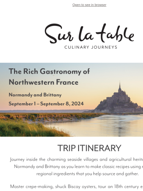 Savor Normandy + Brittany with a culinary expert! Take your first step here. ‌ ‌ ‌ ‌ ‌ ‌ ‌ ‌ ‌ ‌ ‌ ‌ ‌ ‌ ‌ ‌ ‌ ‌ ‌ ‌ ‌ ‌ ‌ ‌ ‌ ‌ ‌ ‌ ‌ ‌ ‌ ‌ ‌ ‌ ‌ ‌ ‌ ‌ ‌ ‌ ‌ ‌ ‌ ‌ ‌ ‌ ‌ ‌ ‌ ‌ ‌ ‌ ‌ ‌ ‌ ‌ ‌ ‌ ‌ ‌ ‌ ‌