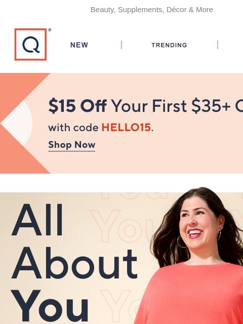 qvcemail newsletter: It's Your Turn to Bloom