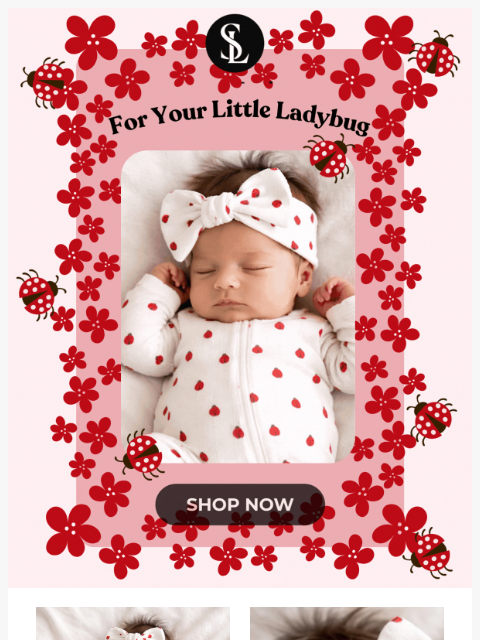 spearmintlove newsletter: Little Ladybugs Have Landed 🐞