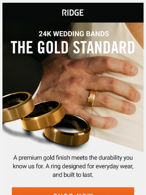 ridge newsletter: Not Your Typical Gold Ring